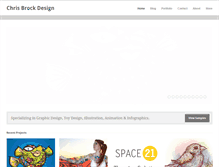 Tablet Screenshot of cbrockdesign.com